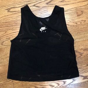 Black Nike lightweight tank